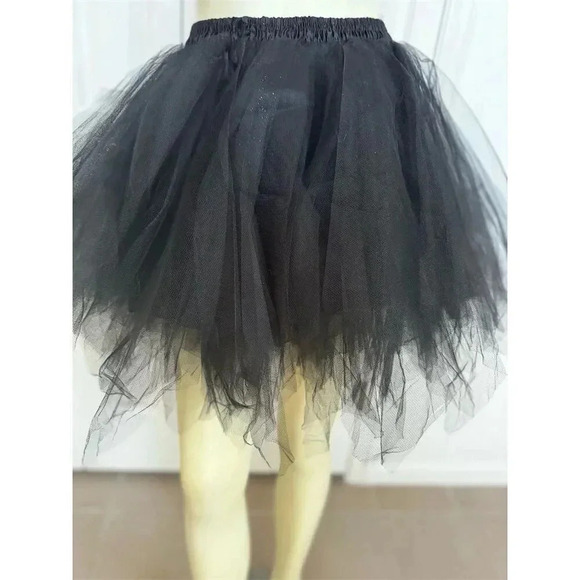 - JJ's House Women's Black Tulle Tutu Skirt S Ballet Dance Costume - Picture 2 of 12